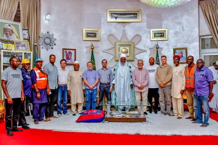 UTTAM and NIGER FOODS DELEGATE AT EMIR OF MINNA